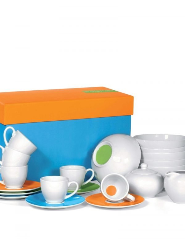 Juego de café BENETTON (con 6 bowls de desayuno)