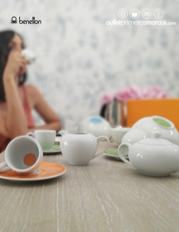 Juego de café BENETTON (con 6 bowls de desayuno)