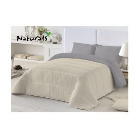Edredón nórdico NATURALS bicolor reversible Gris/Piedra 135/150CM